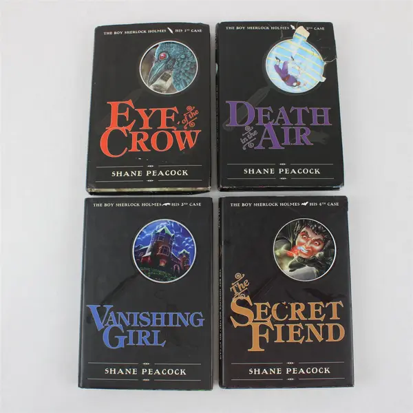 The Boy Sherlock Holmes Series Cases 1st - 4th Shane Peacock HC DJ 2007 - 2010