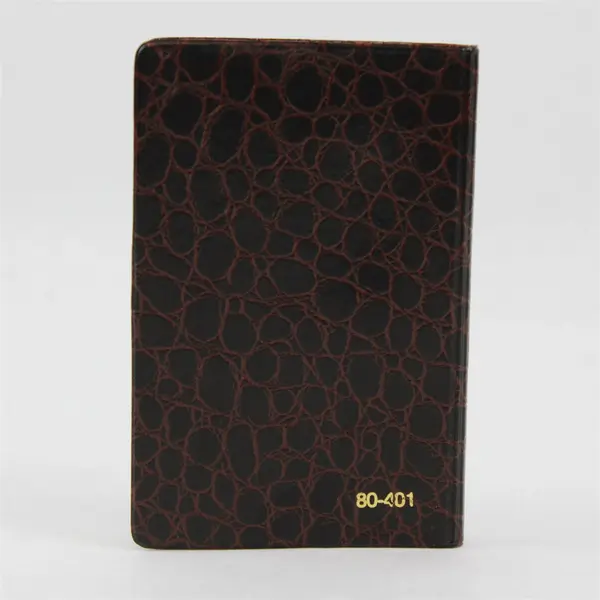 At-A-Glance Black Faux Snakeskin Telephone Address Book 2.5" x 4"