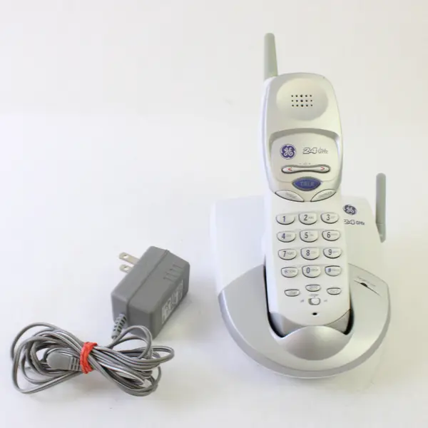 GE 27928GE5 2.4 GHz Single Line Cordless Phone White Untested