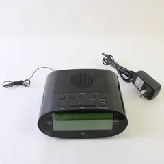 GPX C303B AM/FM Digital Alarm Clock Radio Black Tested Works
