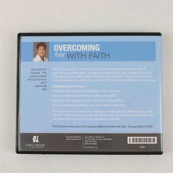 Overcoming Fear With Faith 4-CD Set,  Joyce Meyer Ministries #003829 