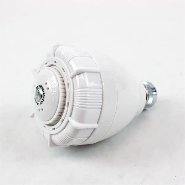 AM Conservation Group Water Saving Spoiler Showerhead White 2.0 GPM