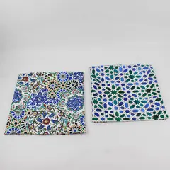 Lot of 2 Unbranded Multicolor Abstract Pillow Shams Covers 14 x 15
