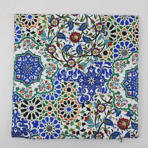 Lot of 2 Unbranded Multicolor Abstract Pillow Shams Covers 14 x 15