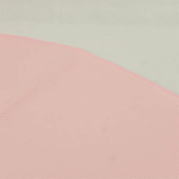 Unbranded Solid Baby Pink Color Striped Round Fabric Tablecloth 59.5" Diameter