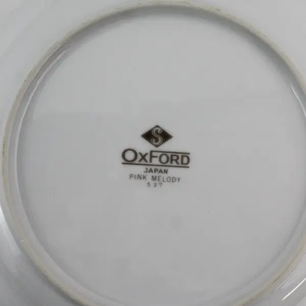 Set of 4 Sango Oxford Pink Melody Cereal Bowls 7.5 "
