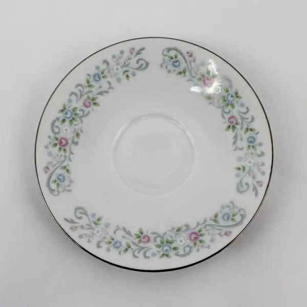 Set of 4 Sango Oxford Pink Melody Cups And Saucers
