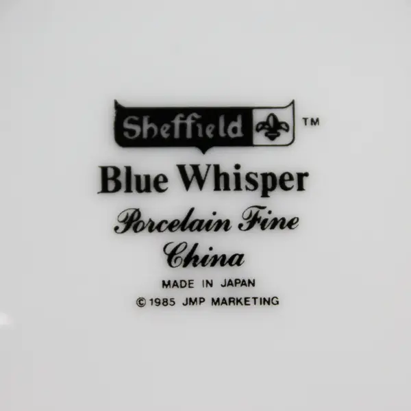Two Sheffield Blue Whisper Porcelain Fruit Bowls 5.5"