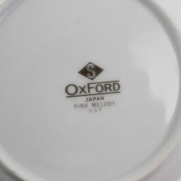 Set of 4 Sango Oxford Pink Melody Bread Plates 6.25"