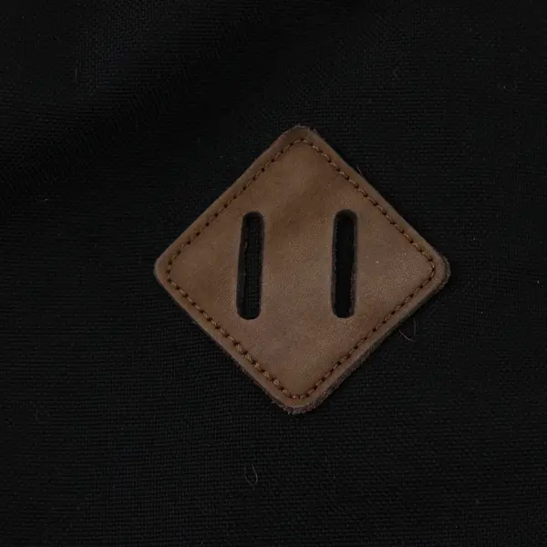 REI Two-Tone Black Brown Cinch Backpack Missing Drawstring
