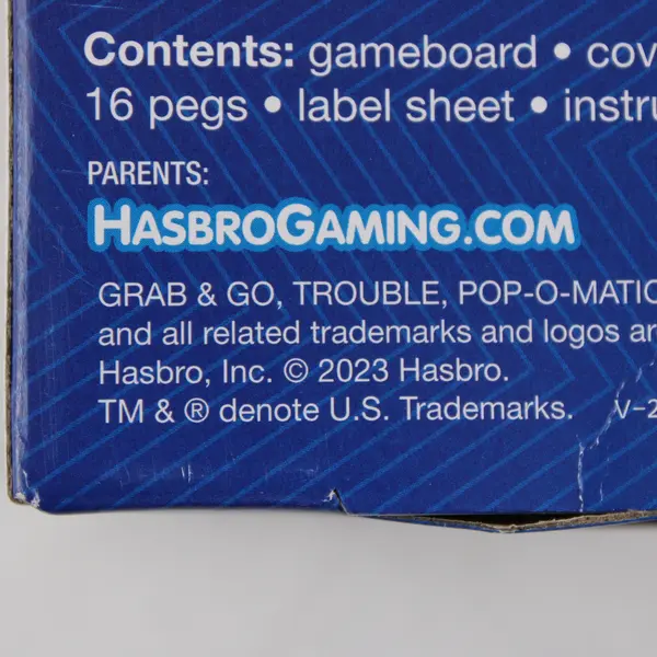 2023 Hasbro Grab & Go Pop-O-Matic Trouble Travel Board Game