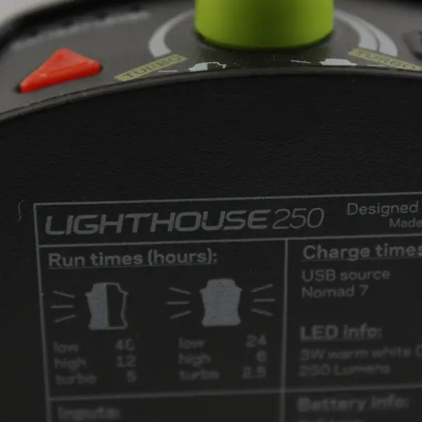 Goal Zero Lighthouse 250 USB Hand Crank Rechargeable Camping Lantern
