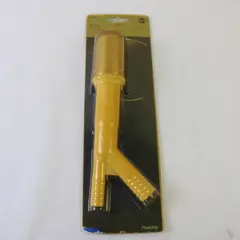 Plumb Pak PP855-70 Dishwasher Air Gap 5/8 in OD Inlet 7/8 in OD Outlet Gold