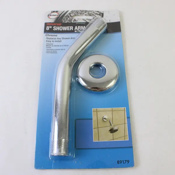Danco 89179 Universal 8 in Shower Arm with Flange Chrome NEW