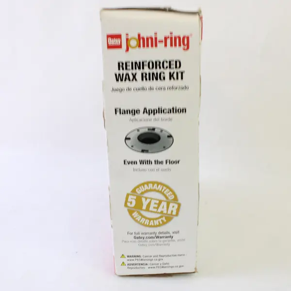 Oatey Johni-Ring 31182 Reinforced Wax Ring Kit Toilet Seal New