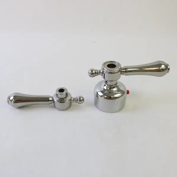 Lot Assorted Bath Fixtures Lift-Turn Drain Stopper Faceplate Handles