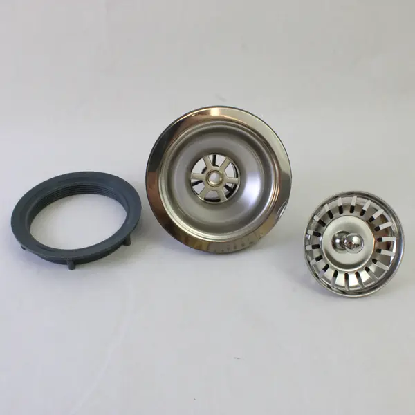 Lot of Assorted Sink Drain Parts 3.5" Drain Assembly Handles Included