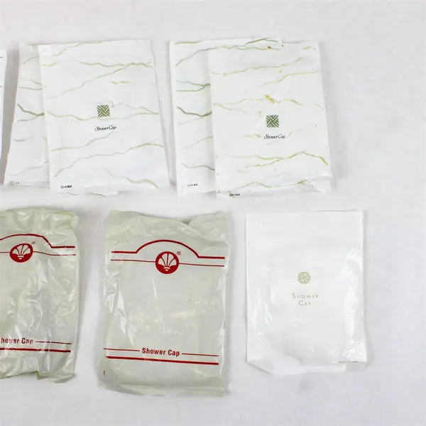 Lot of 10 Hotel Shower Caps Travel Guest Bathroom New