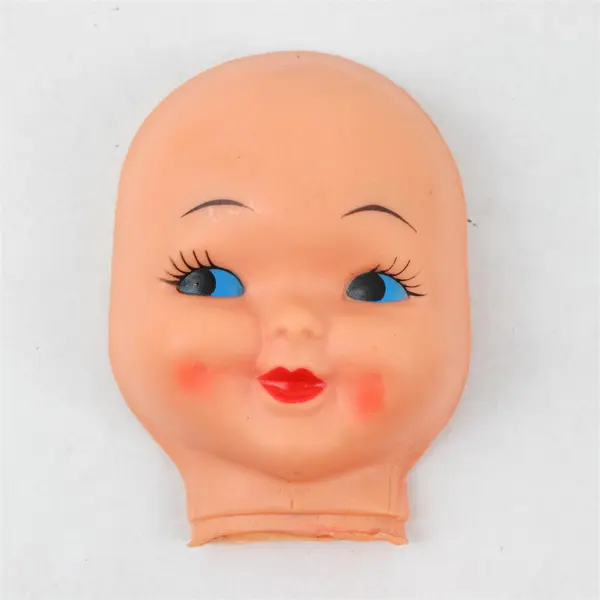Lot of 11 Vintage Plastic Celluloid Doll Face Masks Repair Parts