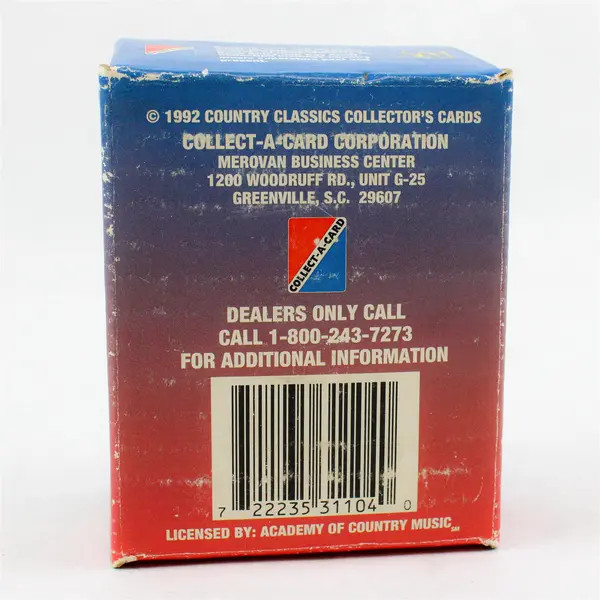 108 ACM Country Classics Series I Collector's Cards Factory Set