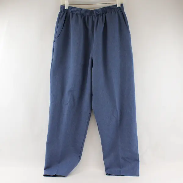 Briggs New York Blue Elastic Waist Pull-On Pants Women's Size 12