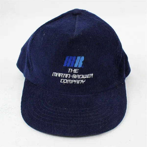 Lot of 2 Adjustable Baseball Caps US Coast Guard Martin-Brower