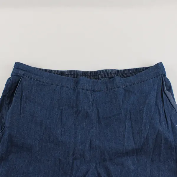 Alfred Dunner Blue Elastic Waist Straight-Leg Pull-On Pants Women's Size 12