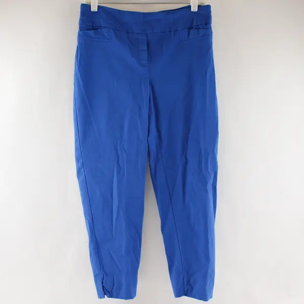 Zac & Rachel Cerulean Blue Ankle Pants Women's Size 12