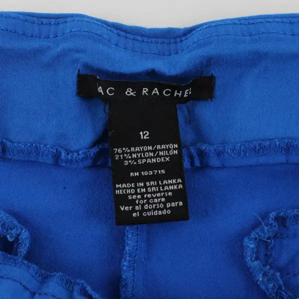 Zac & Rachel Cerulean Blue Ankle Pants Women's Size 12