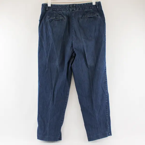 Talbots Petites Stretch Medium Wash Tapered-Leg Pants Size 12