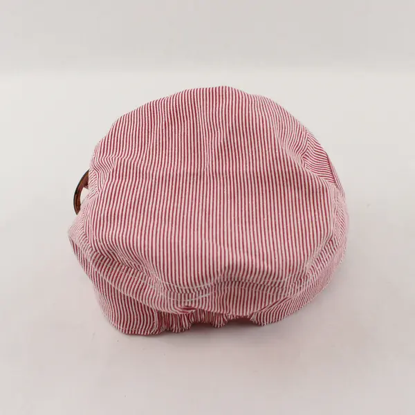 Collection XIIX Women's Red and White Pinstripe Brimmed Cap One Size