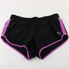 Old Navy Womens Small Black Pink Magenta Lined Running Shorts