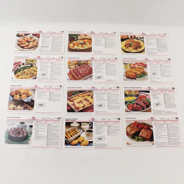 2+ lb Lot of Recipe Cards Clippings and Printouts Paper Ephemera