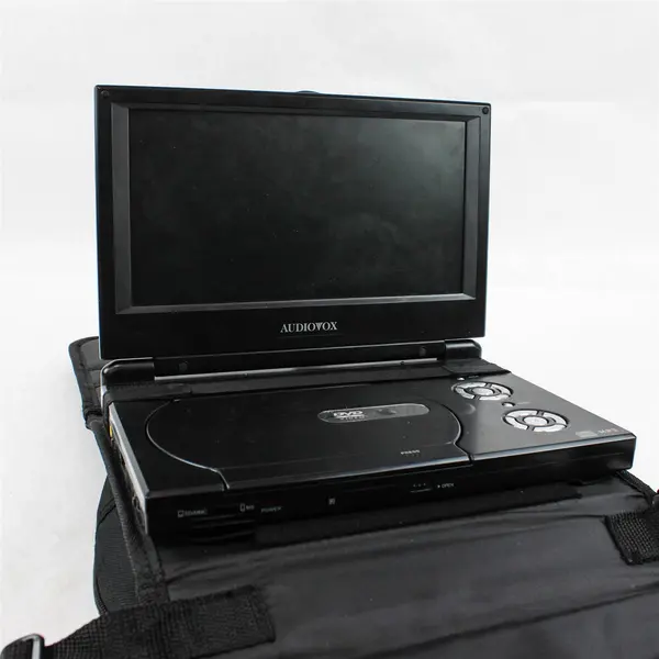 Audiovox Portable 9in LCD Monitor DVD Player in Bag w/ Accessory Bundle