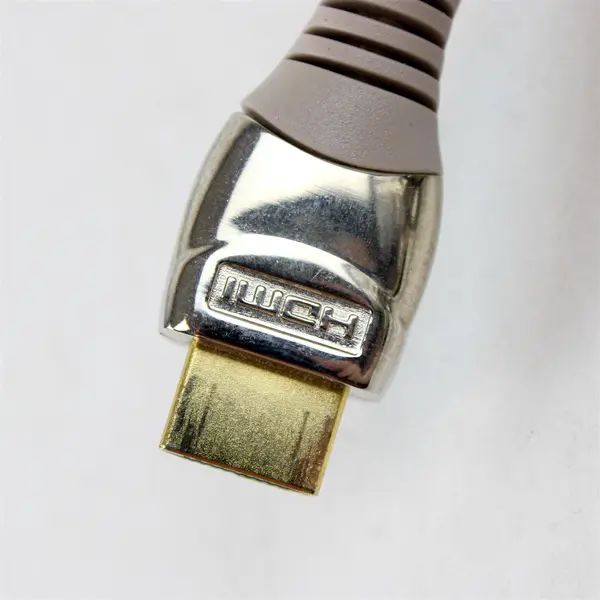 Braided Silver HDMI Cable Heavy Duty Shielding High Speed 3 Ft