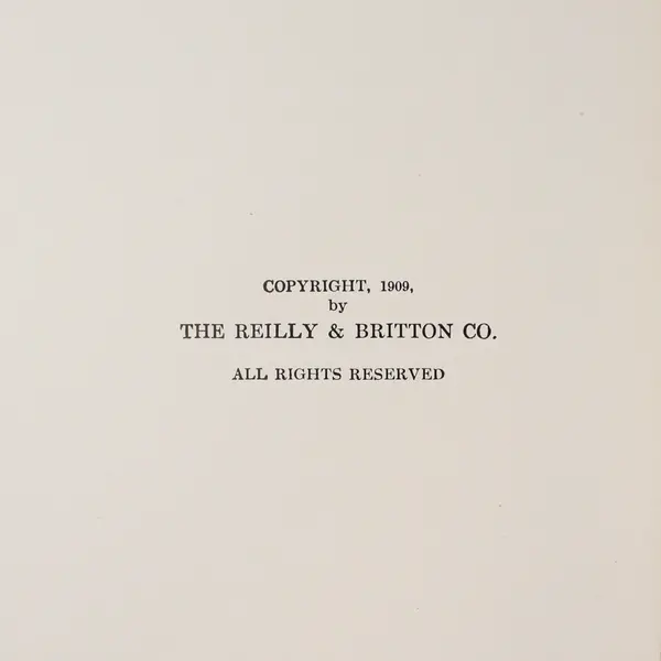 Song of Hiawatha HC Book, Henry W. Longfellow 1909 