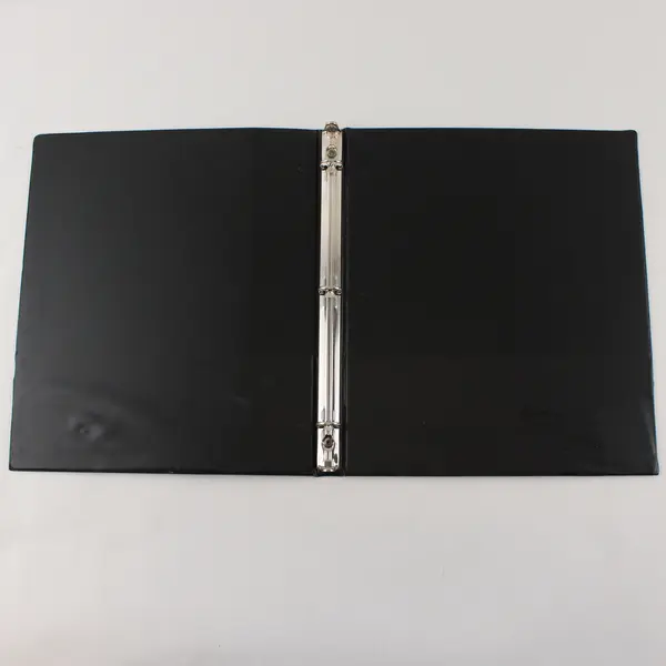 Lot of 3 3-Ring Binders Black Purple White One Merrill Lynch