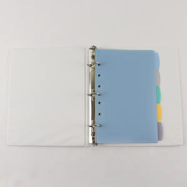 Lot of 3 3-Ring Binders Black Purple White One Merrill Lynch