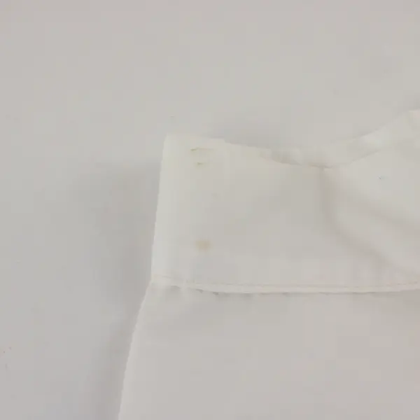 Vintage Handmade 32" Waist White/Green Lace Trim Cotton Petticoat Skirt