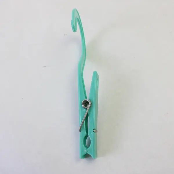 Lot of 16 Assorted Plastic Clothespins Nylon Cord Laundry Craft Supply
