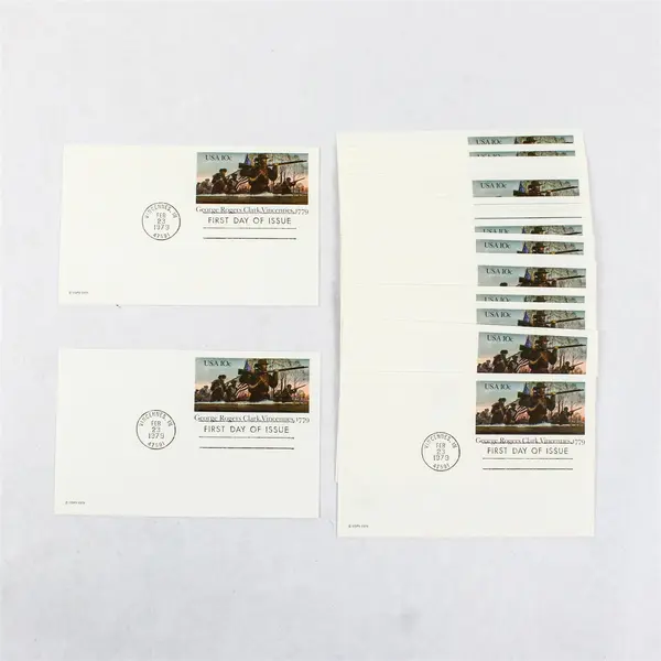 Lot Of 20 US #UX78 George Rogers Clark 1979 First Day Postal Cards