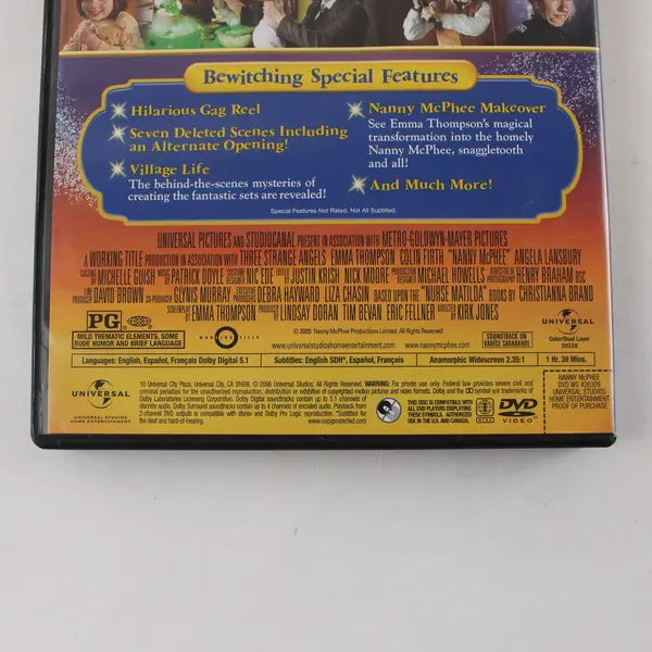 Nanny McPhee Directed By Kirk Jones (DVD, 1 Disc, 2005, Widescreen, Universal)