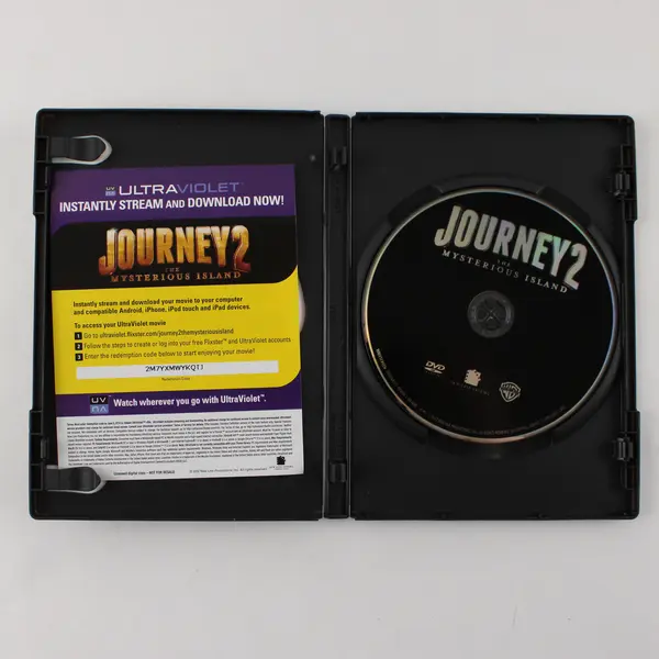 Journey 2: The Mysterious Island (DVD, 1 Disc, 2012, Brad Peyton, Warner Bros)