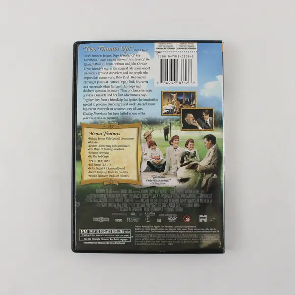 Finding Neverland (DVD, 2004, Full Screen, Miramax, Marc Forster) 