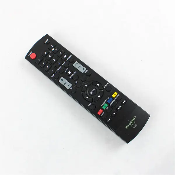 Sharp GJ221 LCD TV Remote Control OEM Infrared Black Standard Size