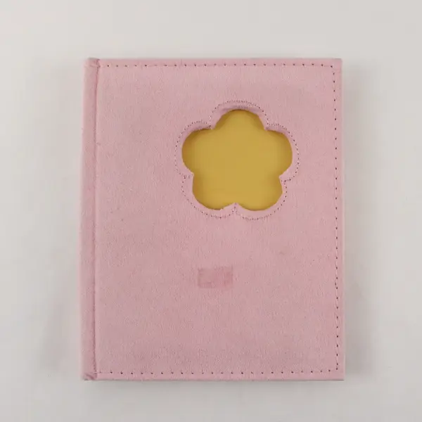 MYX Make Your Mark Inc. Pink Faux Suede 4x6" Photo Album - 24 Pages - 2006