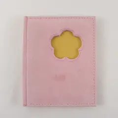 MYX Make Your Mark Inc. Pink Faux Suede 4x6" Photo Album - 24 Pages - 2006