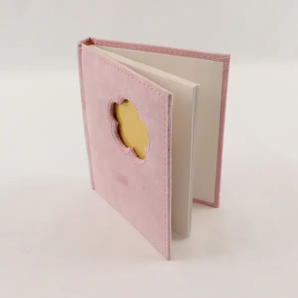 MYX Make Your Mark Inc. Pink Faux Suede 4x6" Photo Album - 24 Pages - 2006