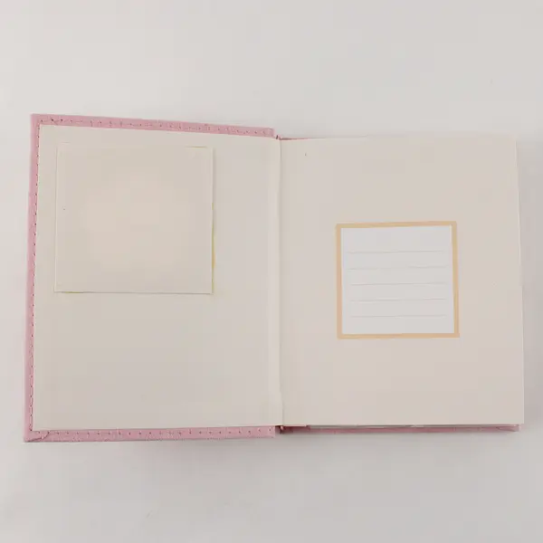 MYX Make Your Mark Inc. Pink Faux Suede 4x6" Photo Album - 24 Pages - 2006