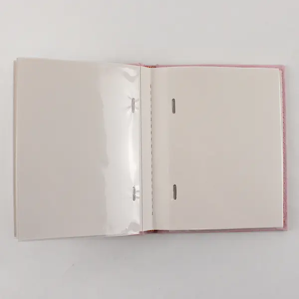 MYX Make Your Mark Inc. Pink Faux Suede 4x6" Photo Album - 24 Pages - 2006